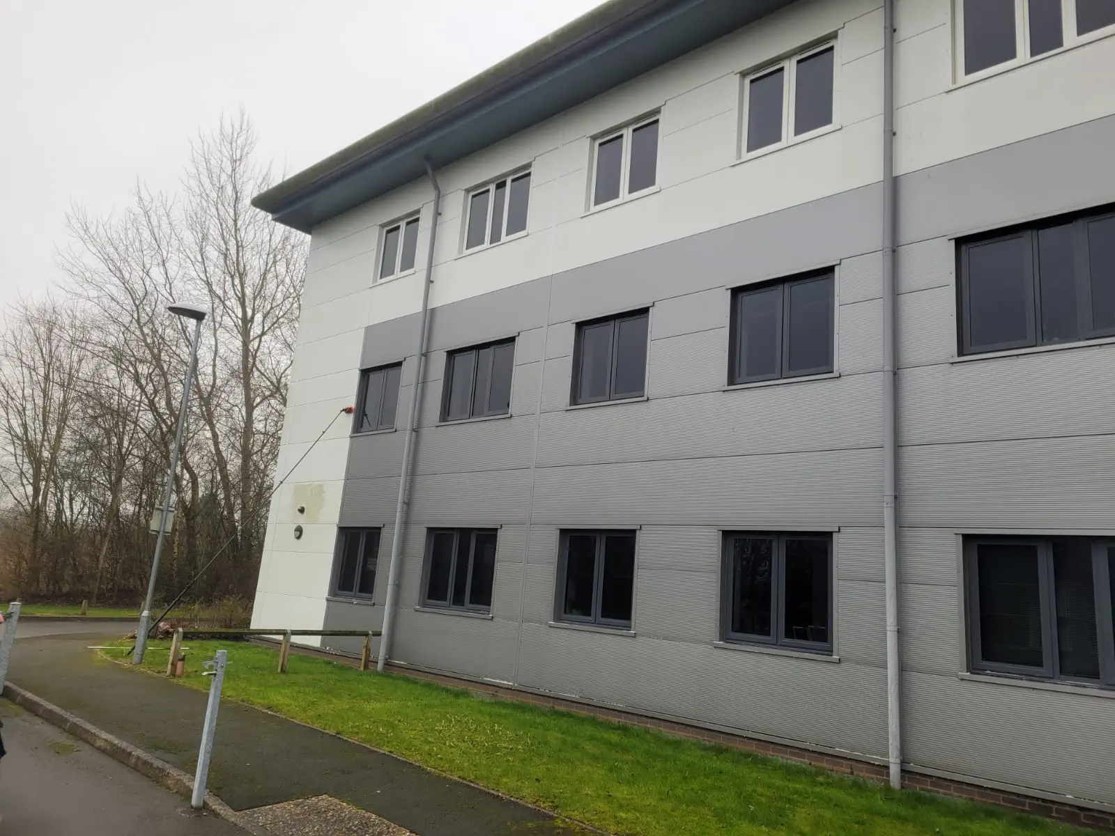 Commercial window cleaning project in Coventry and Warwickshire